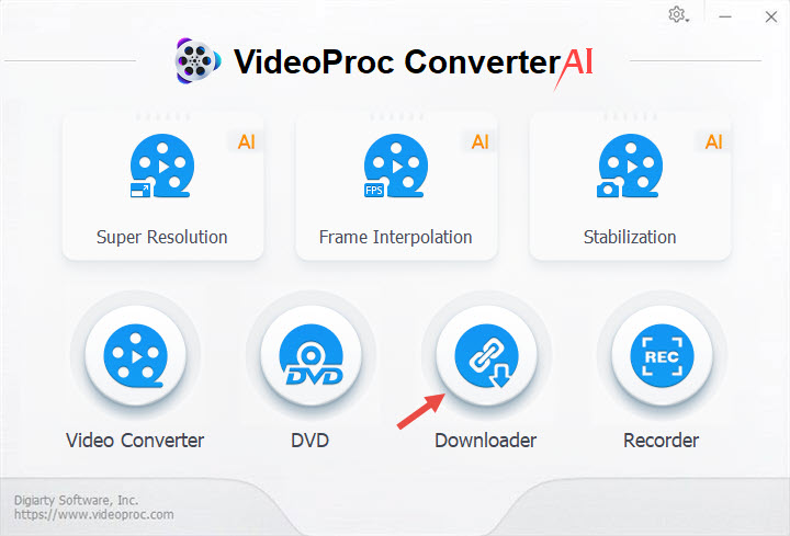 Open VideoProc Downloader