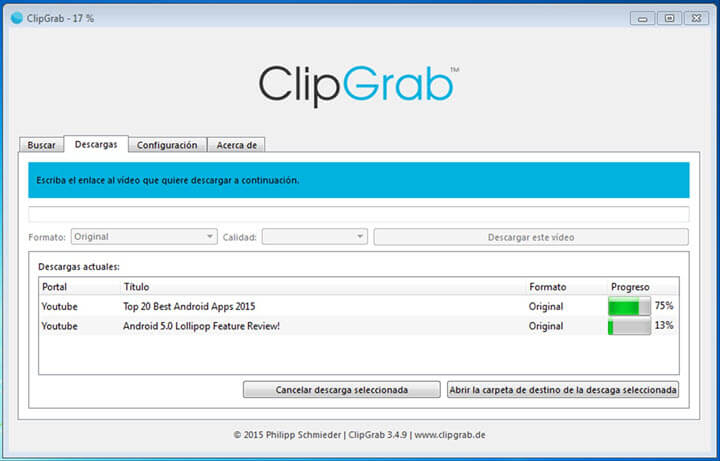 Download Video from Any Website with ClipGrab