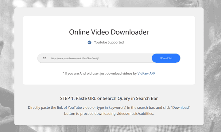 Download Video from Any Website with VidPaw