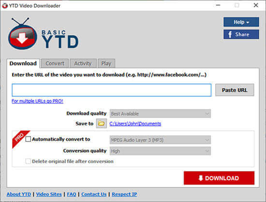 Download Video from Any Website with YTB