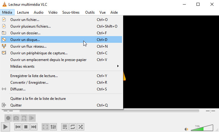 Lire un DVD sur PC avec VLC Media Player