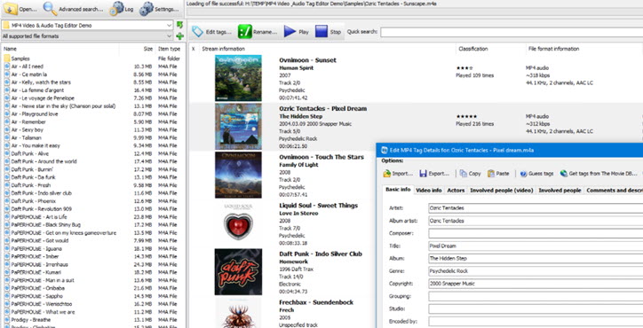 mp4 video metadata editor freeware