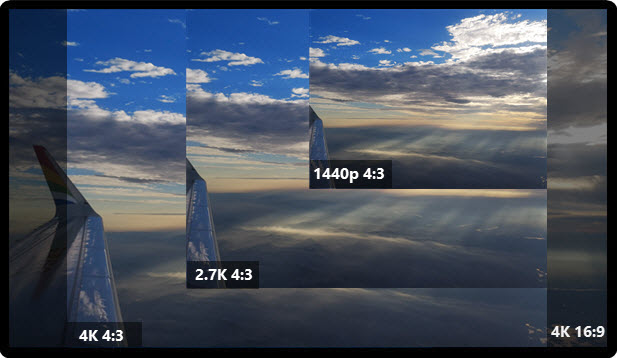 What Are the Resolutions of 4:3 Aspect Ratio - VideoProc