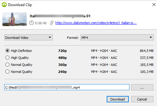 4k video downloader dailymotion