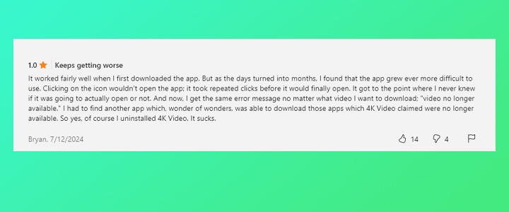 4k video downloader plus stability issue