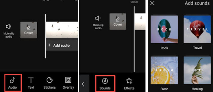 Add Audio to Video in CapCut