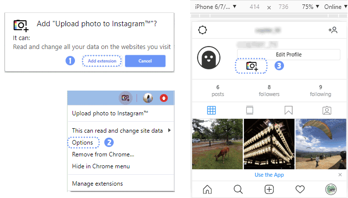 extension for instagram for mac