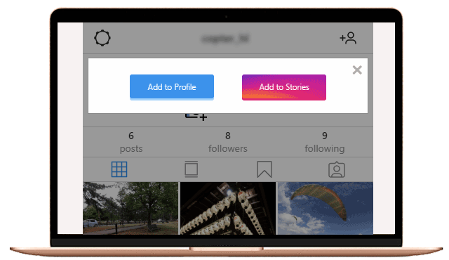 how to add video on instagram bluestacks