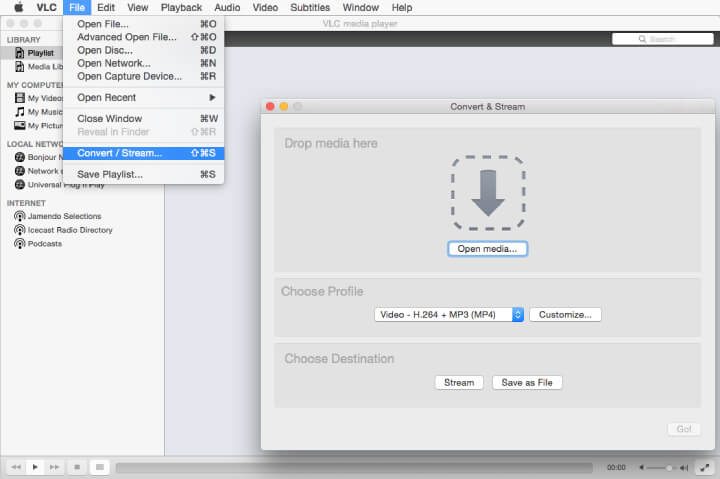 export mac media player audio