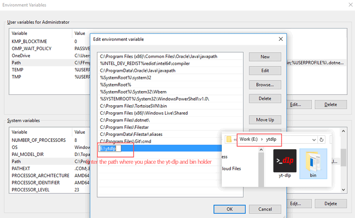 Add yt-dlp to system path