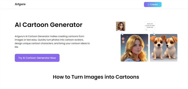 Best AI Cartoon Generators - Artguru