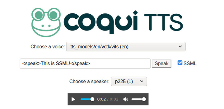 Best Text to Speech AI - Coqui TTS