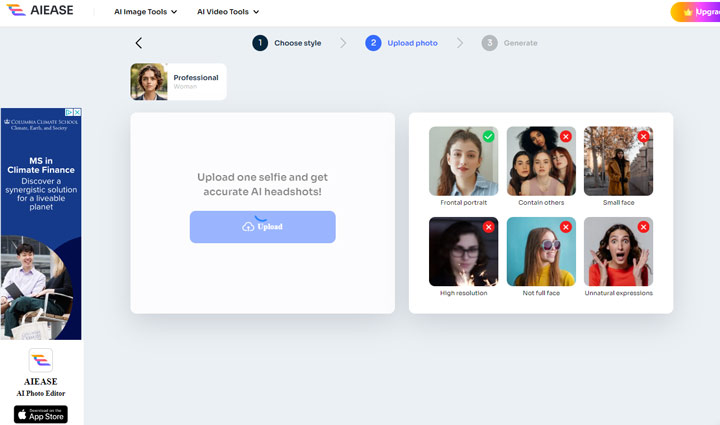 AIEase Profile Picture Maker Test