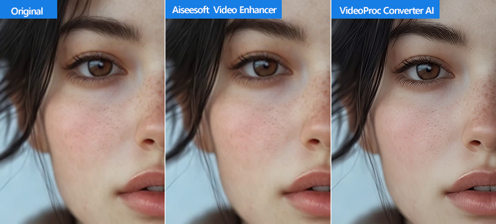 VideoProc vs Aiseesoft Test 1 Comparison