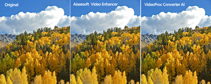 VideoProc vs Aiseesoft Test 2 Comparison