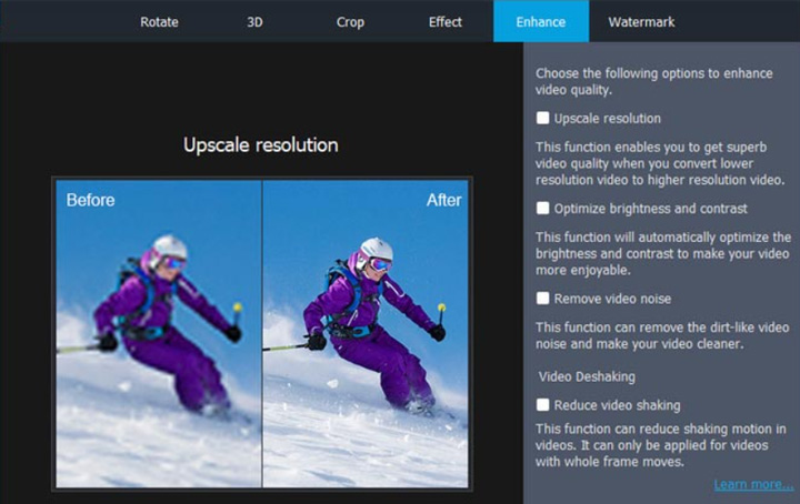 Aiseesoft Video Enhancer Features