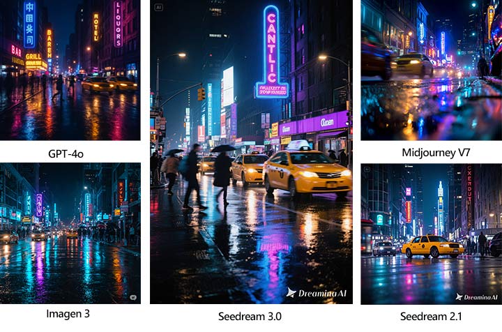Urban Night Comparison