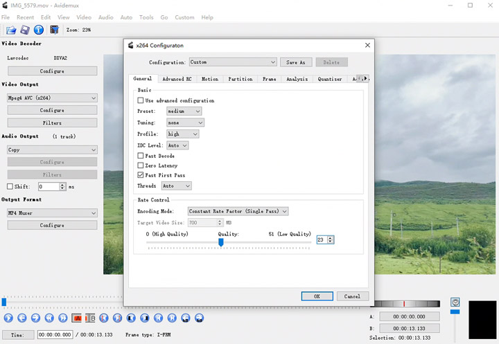 Best Video Converter Test - Avidemux