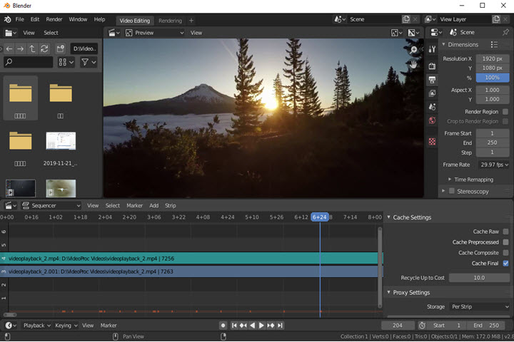 blender video editing software download