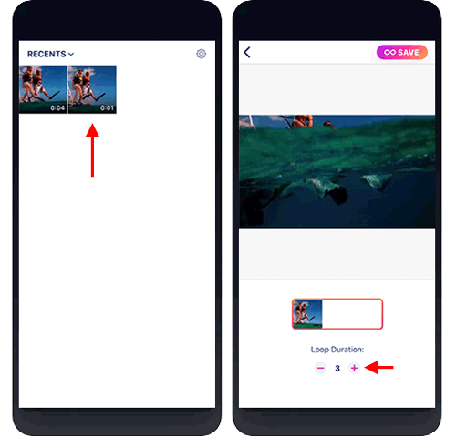 How to Loop a  video on Mobile 