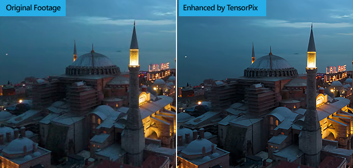 Upscale Building Video TensorPix