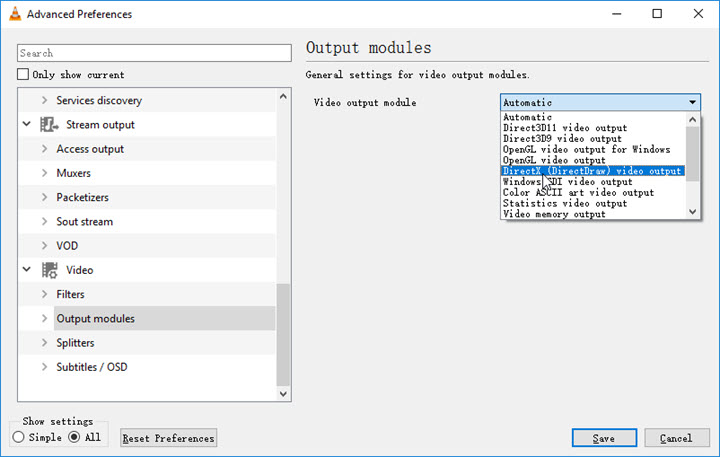 change output dist in prepros