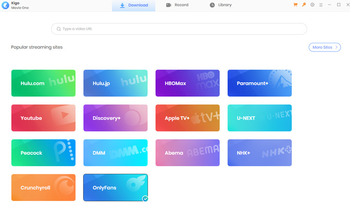 Choose OnlyFans in Kigo Movie One