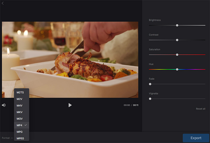 Clideo Video Enhancer Features