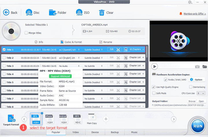 How To Convert Ifo File To Mp4 On Windows And Mac Videoproc