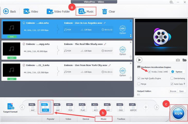 wav to m4a converter