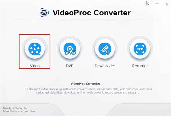 How to Extract Audio from MOV with VideoProc Converter AI - Step 1