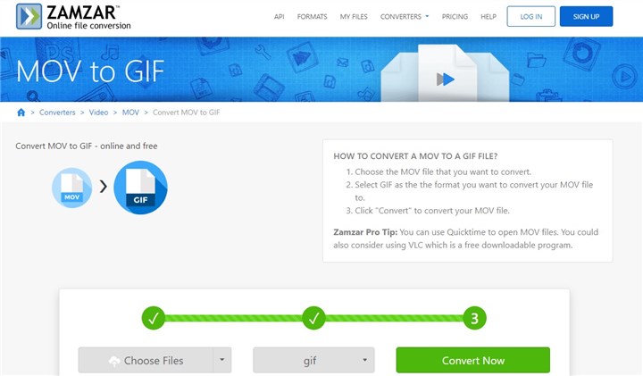 Free MOV to GIF Online Converter