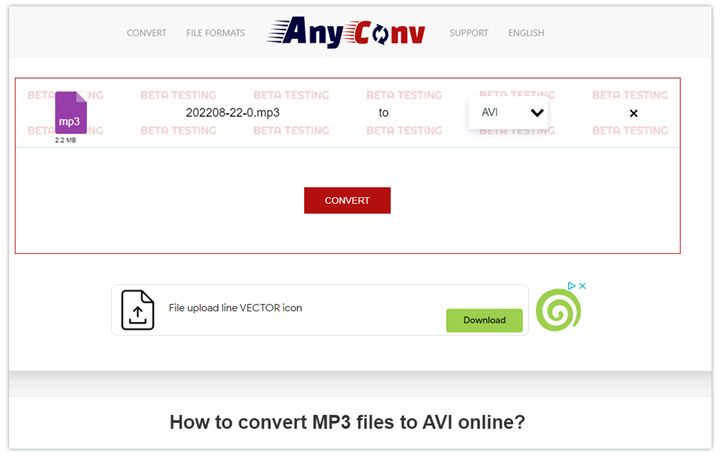 Convert MP3 To AVI Online Or Free - VideoProc