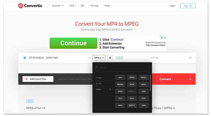 mp4 to mpeg-4