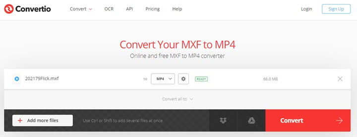 mxf converter to mp4