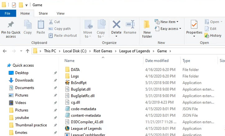 Create League of Legends Shortcut to Replay Rofl