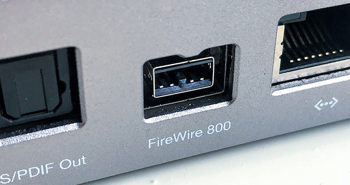 device with firewire on board