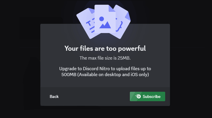 make file smaller for discord