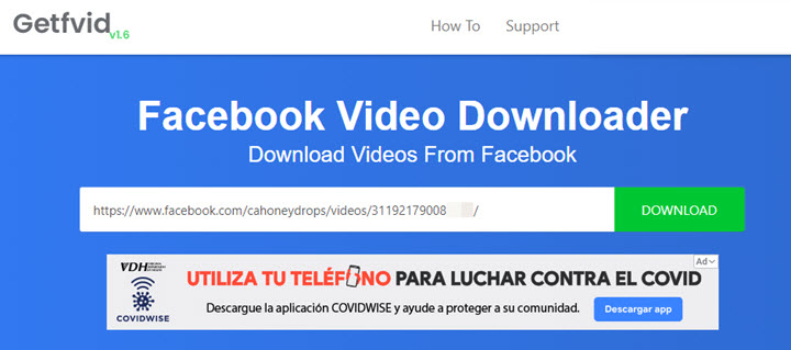 facebook video online free download