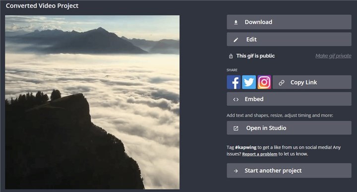 download GIF in Kapwing