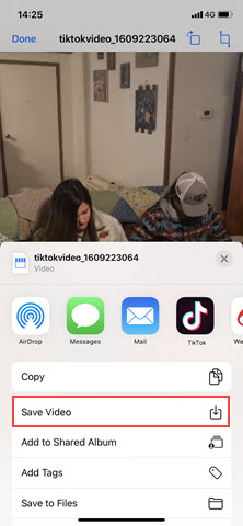 Stáhněte si video Tiktok bez vodoznaku na iPhone