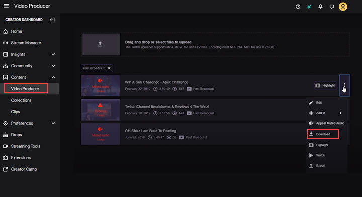 How to Download Twitch Videos [Even Longer than 2 Hours]