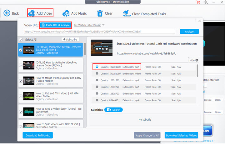 downloading VideoProc Converter 5.6