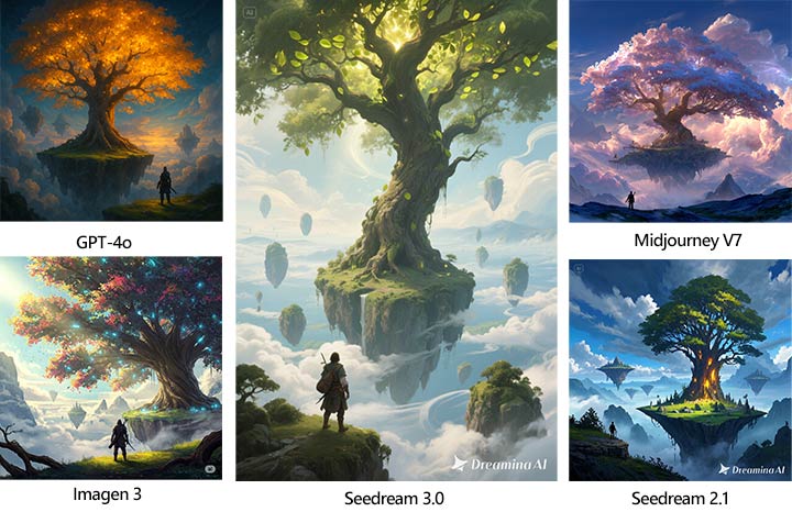 Fantasy Scene Comparison