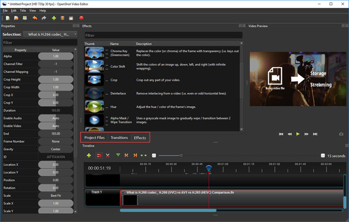 vsdc video editor speed up