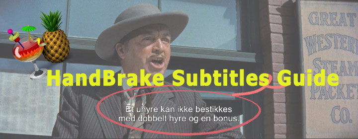 HandBrake Subtitles Guide