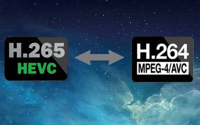 ffmpeg convert hevc to h264