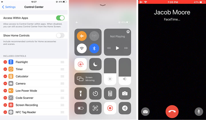 screen record facetime with audio