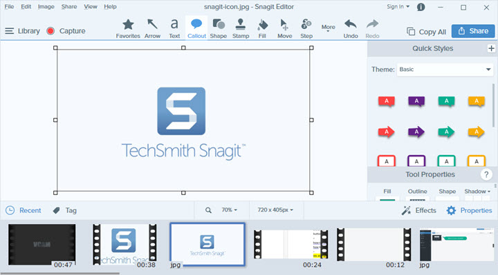 snagit record video with sound