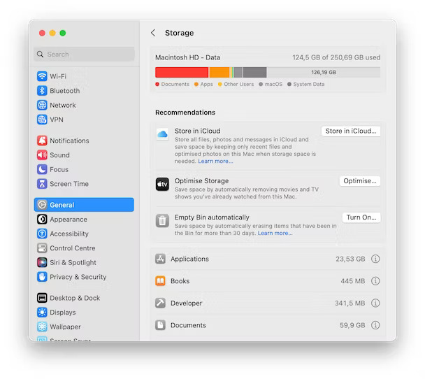 iMovie Say Not Enough Disk Space - Method 1